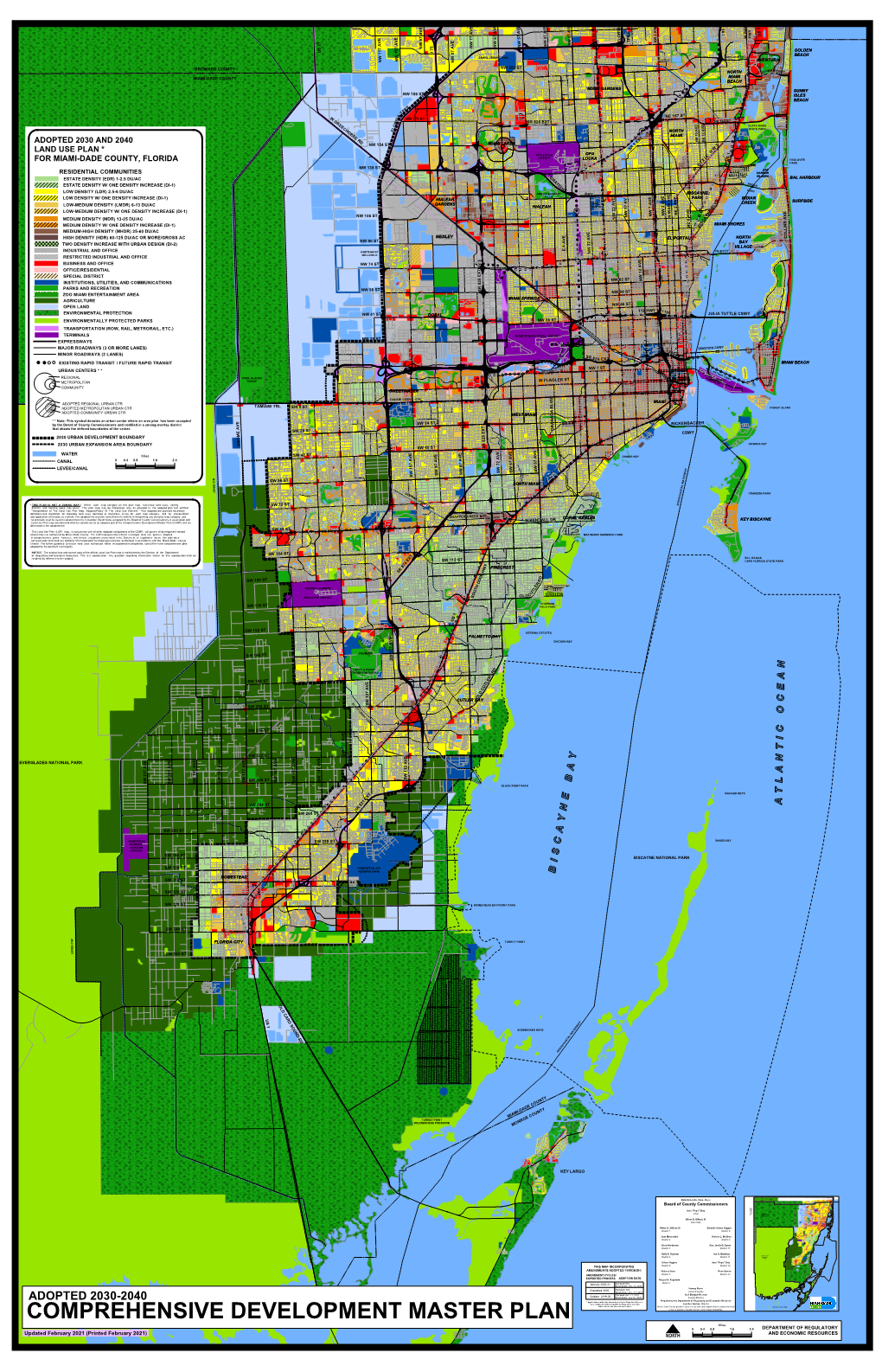 Comprehensive Development Master Plan (CDMP) and Are N KE Delineated in the Adopted Text