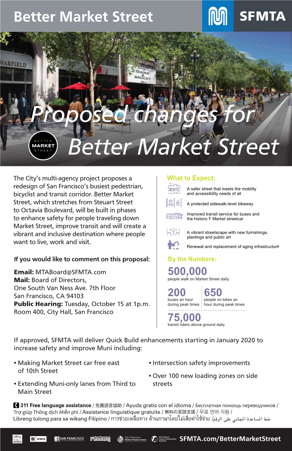 Better Market Street Proposals