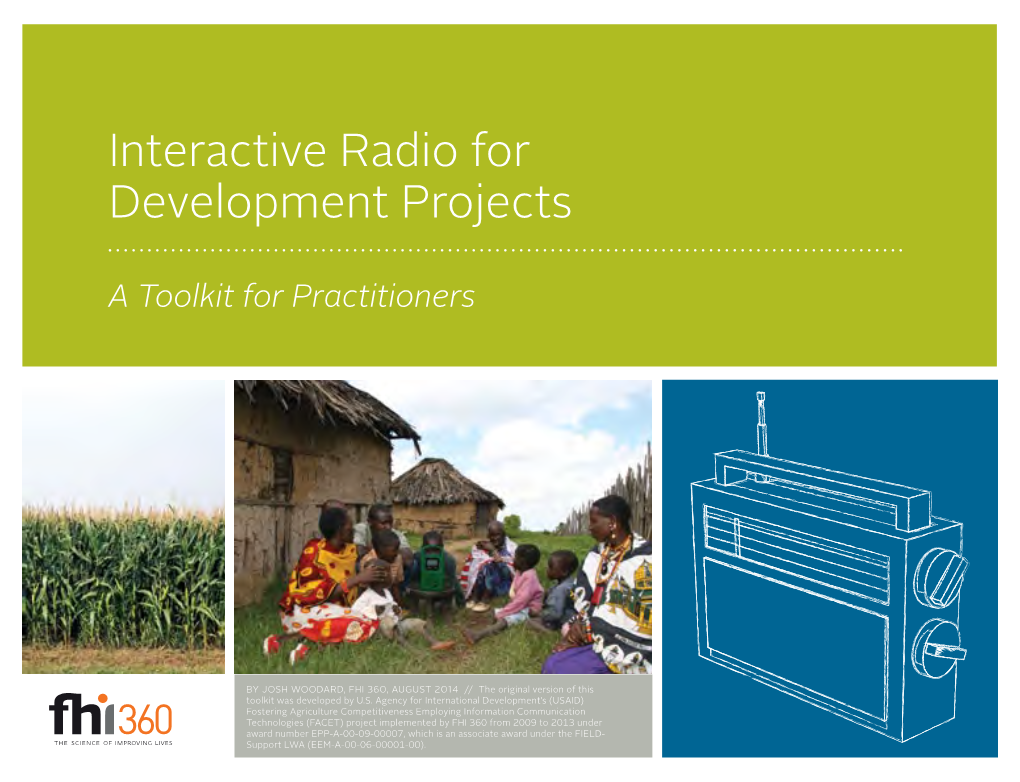 Interactive Radio for Development Projects