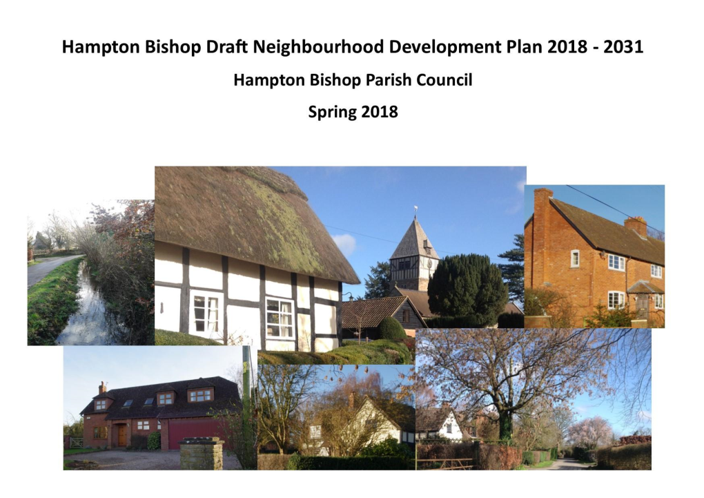 Hampton Bishop Draft Neighbourhood Development Plan 2018 - 2031 (Spring 2018)