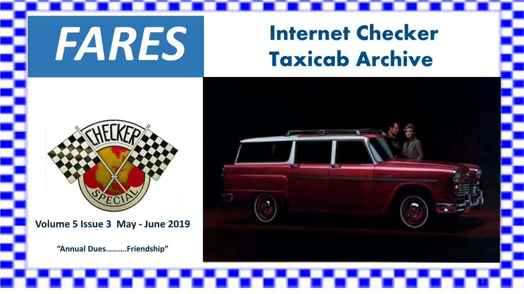 Internet Checker Taxicab Archive