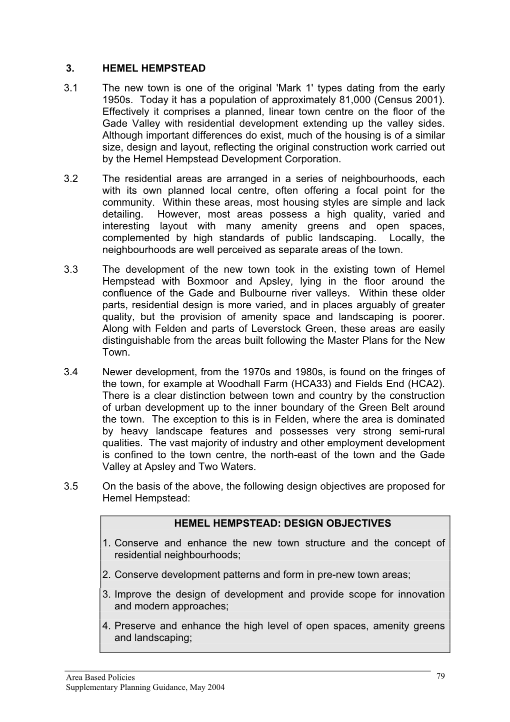 Development Residential Areas Hemel Hempstead