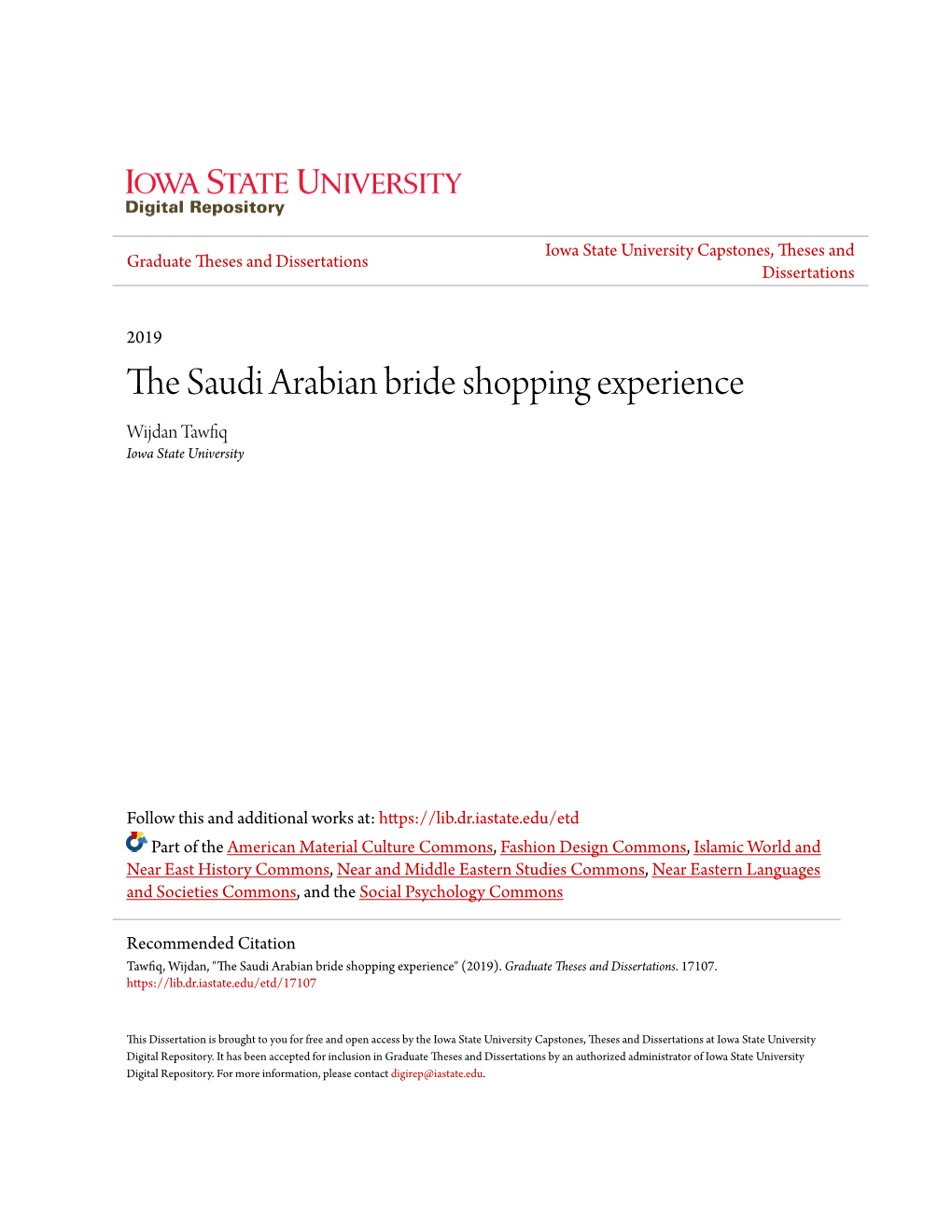 The Saudi Arabian Bride Shopping Experience