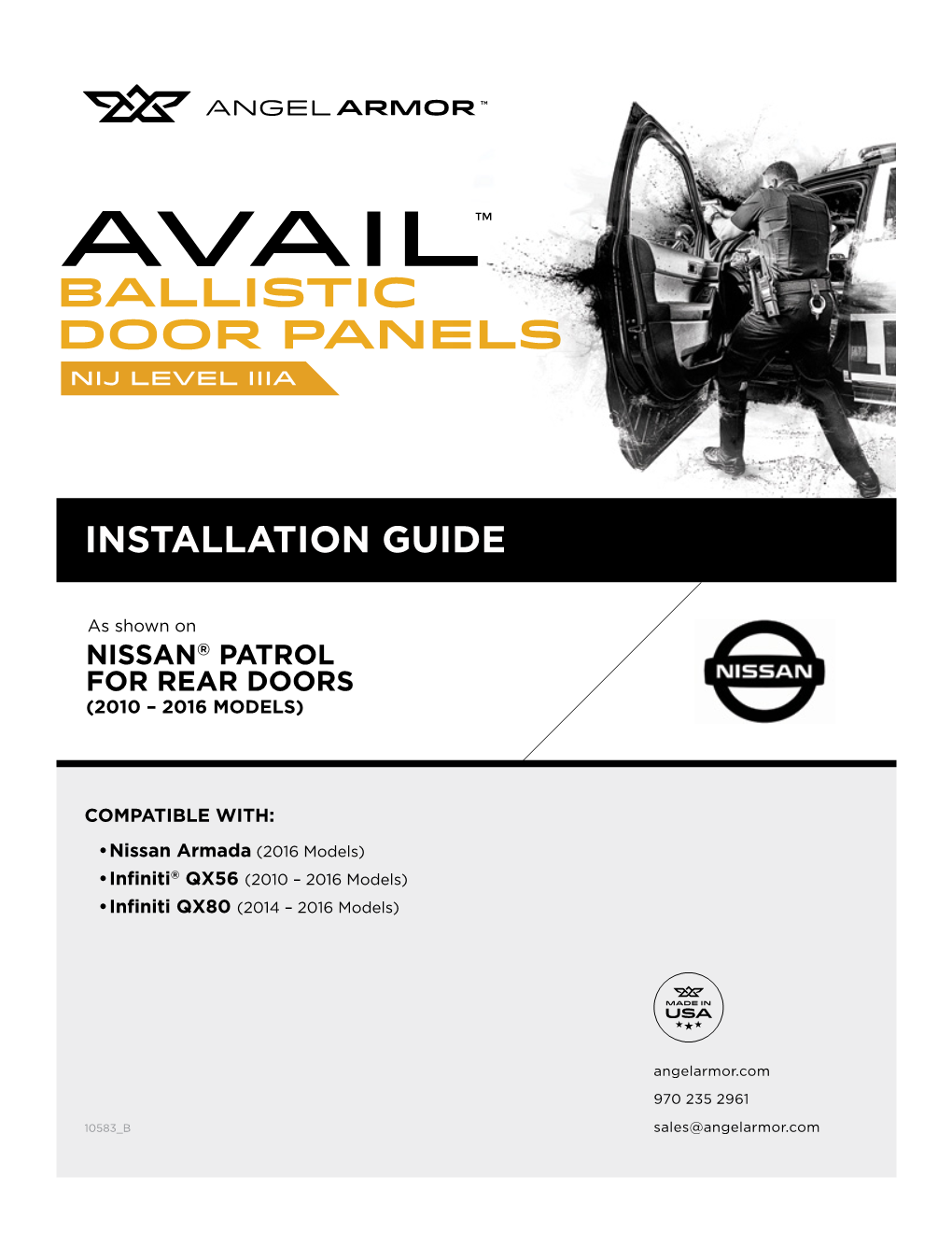 Nissan Patrol (2010 – 2016) — Rear Doors