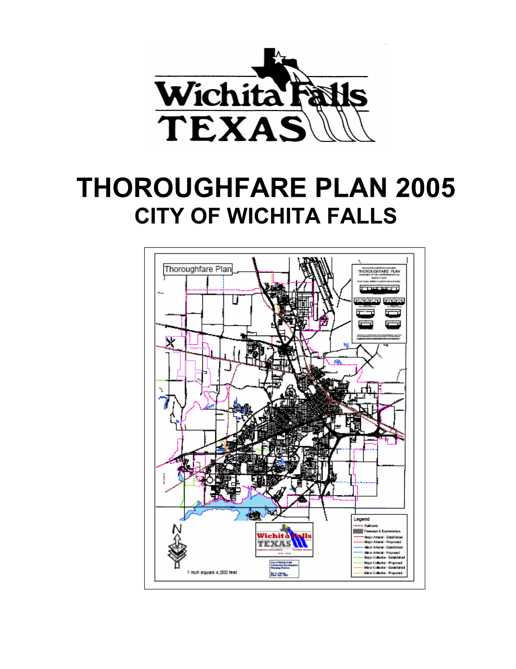 Thoroughfare Plan 2005 City of Wichita Falls