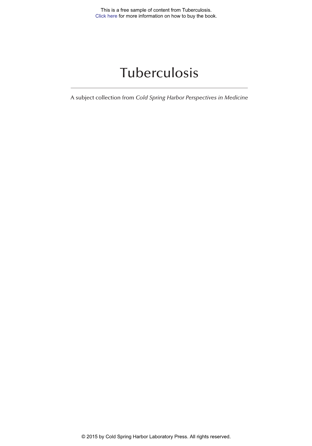 Tuberculosis