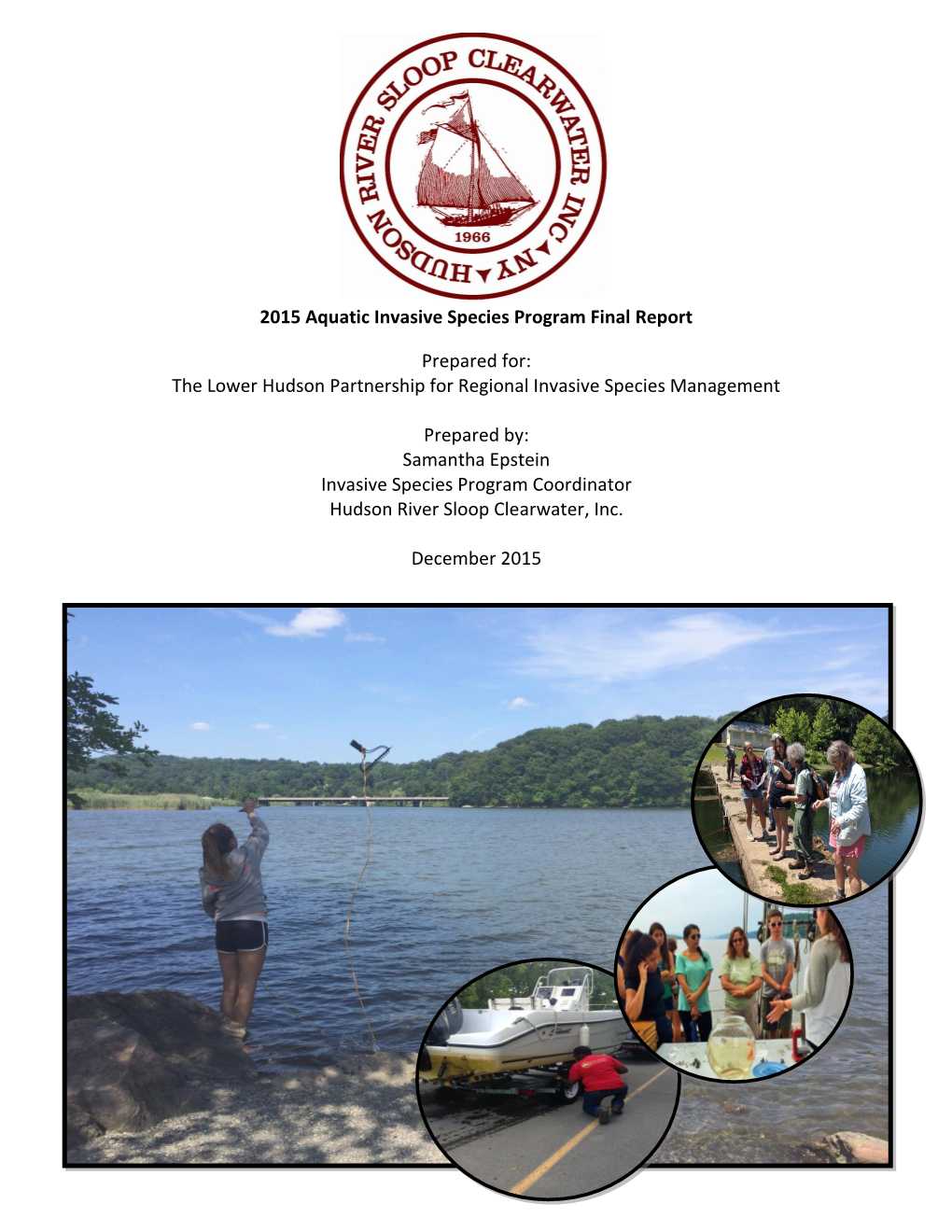 2015 Aquatic Invasive Species Program Final Report