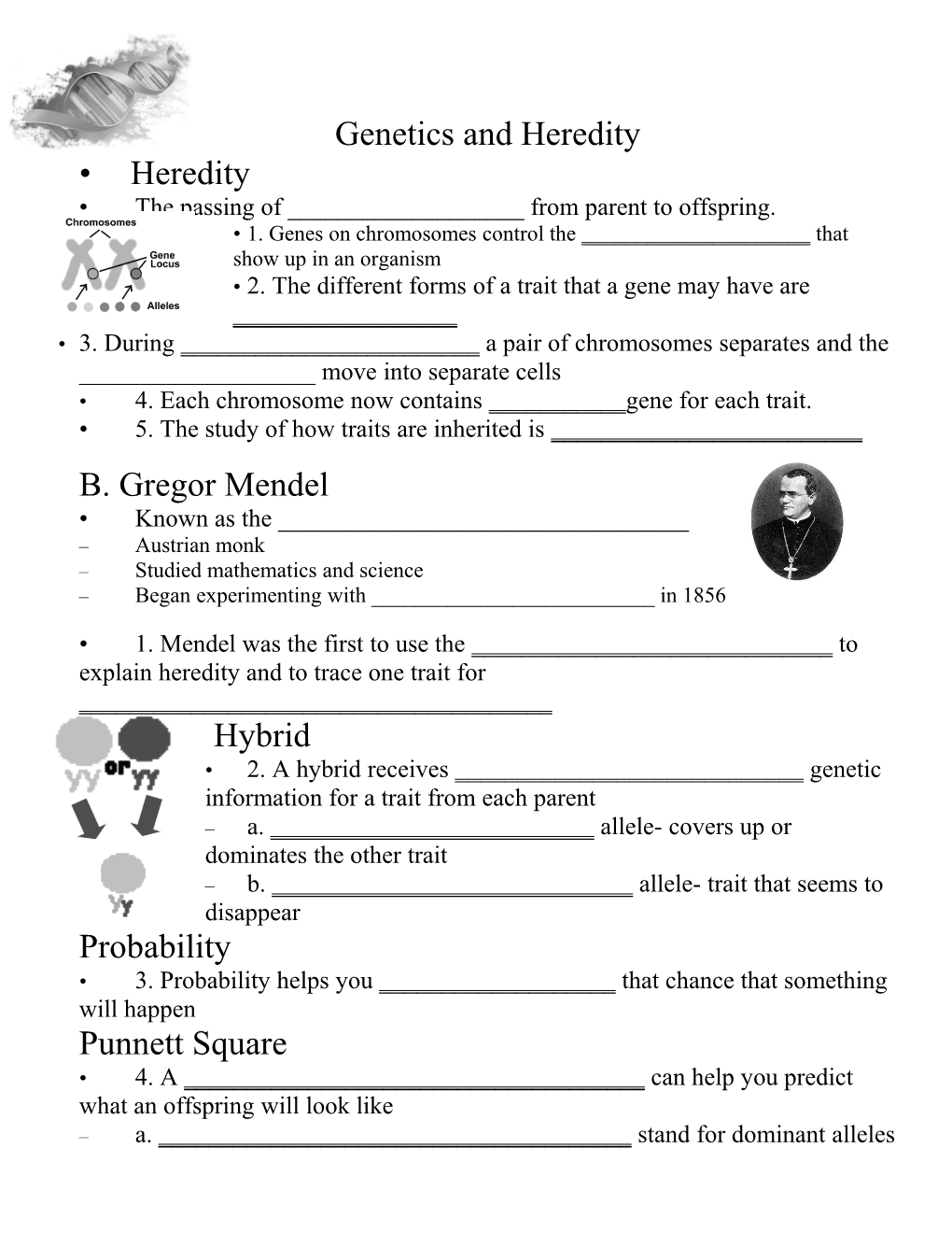 Genetics and Heredity