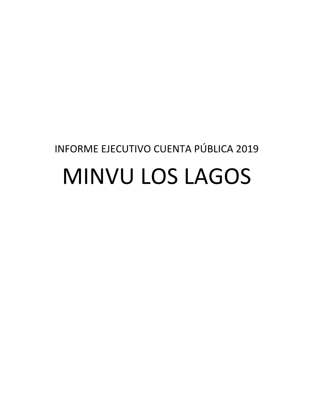 Minvu Los Lagos