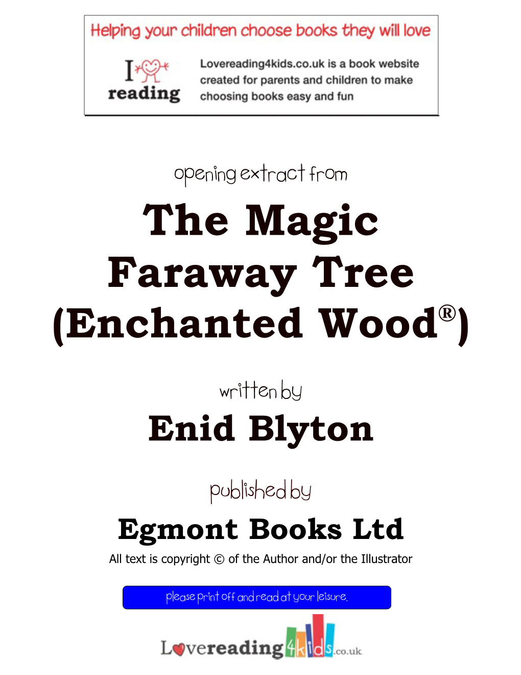 EG281MQ Magic Faraway Tree