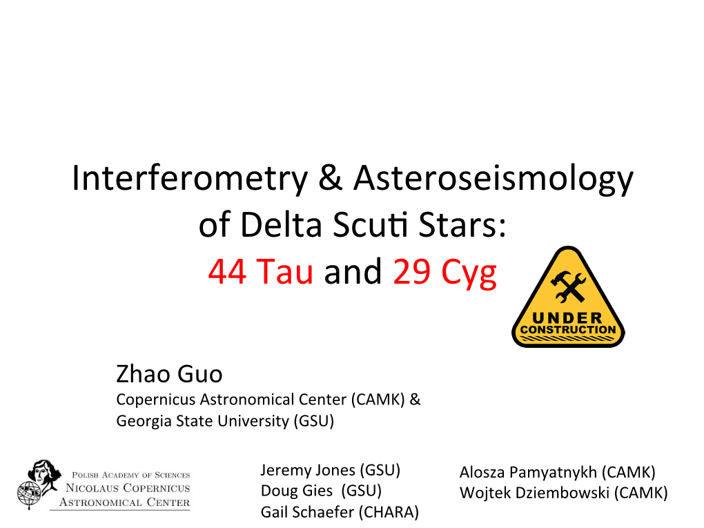 Interferometry & Asteroseismology of Delta Scu} Stars