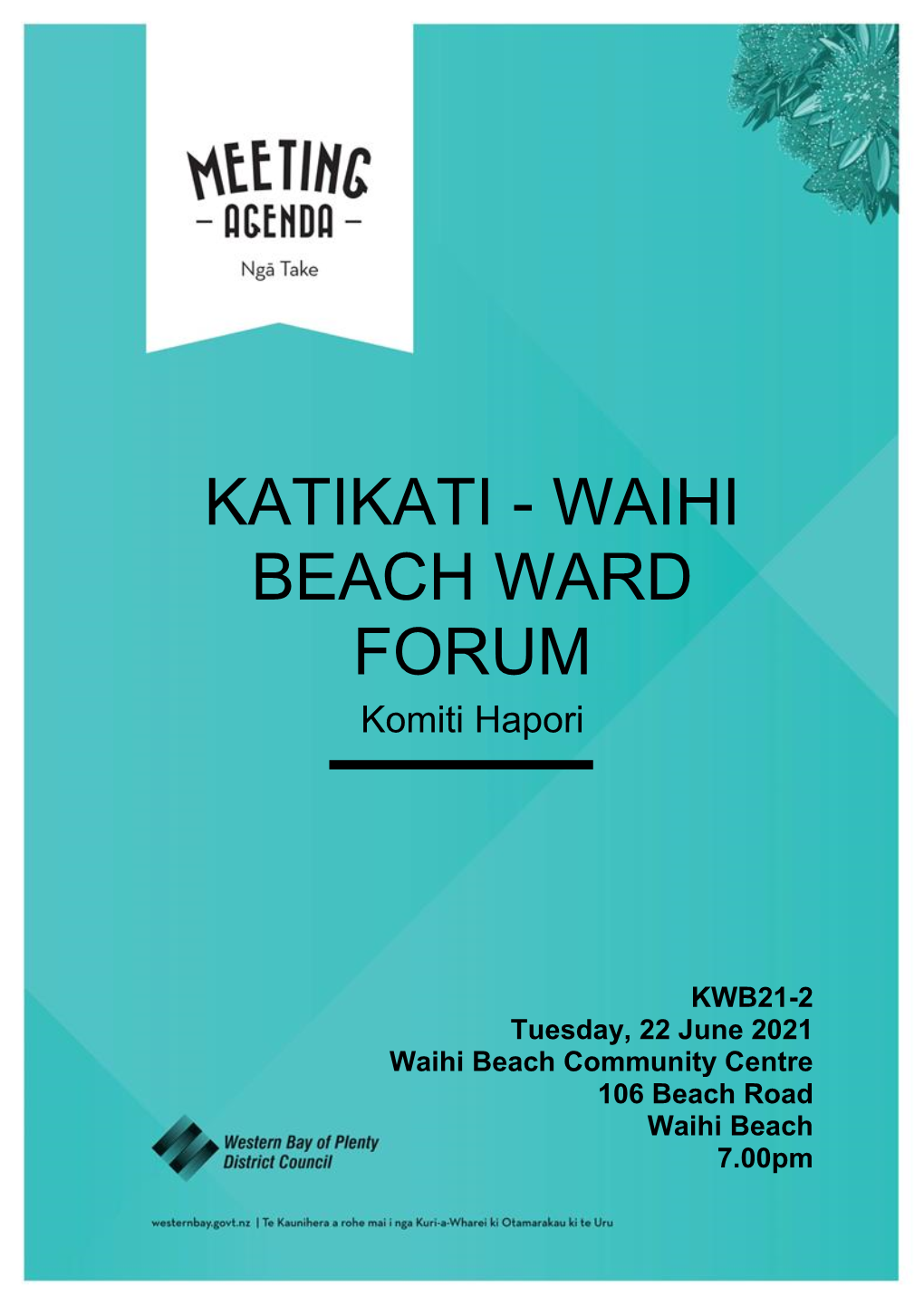 Agenda of Katikati