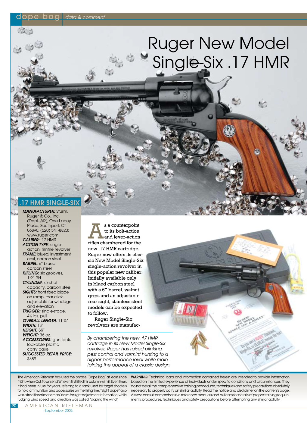 Ruger New Model Single-Six .17 HMR