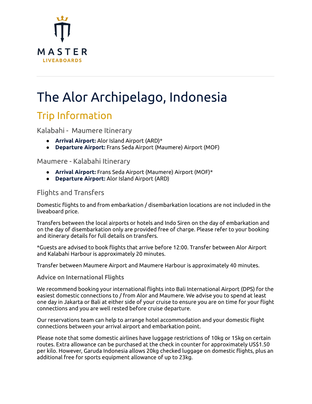 The Alor Archipelago, Indonesia