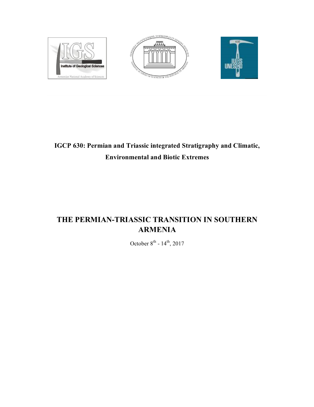 The Permian-Triassic Transition in Southern Armenia