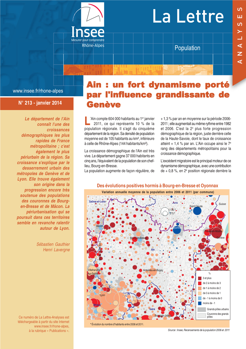 Ain : Un Fort Dynamisme Porté Par L'influence De Genève