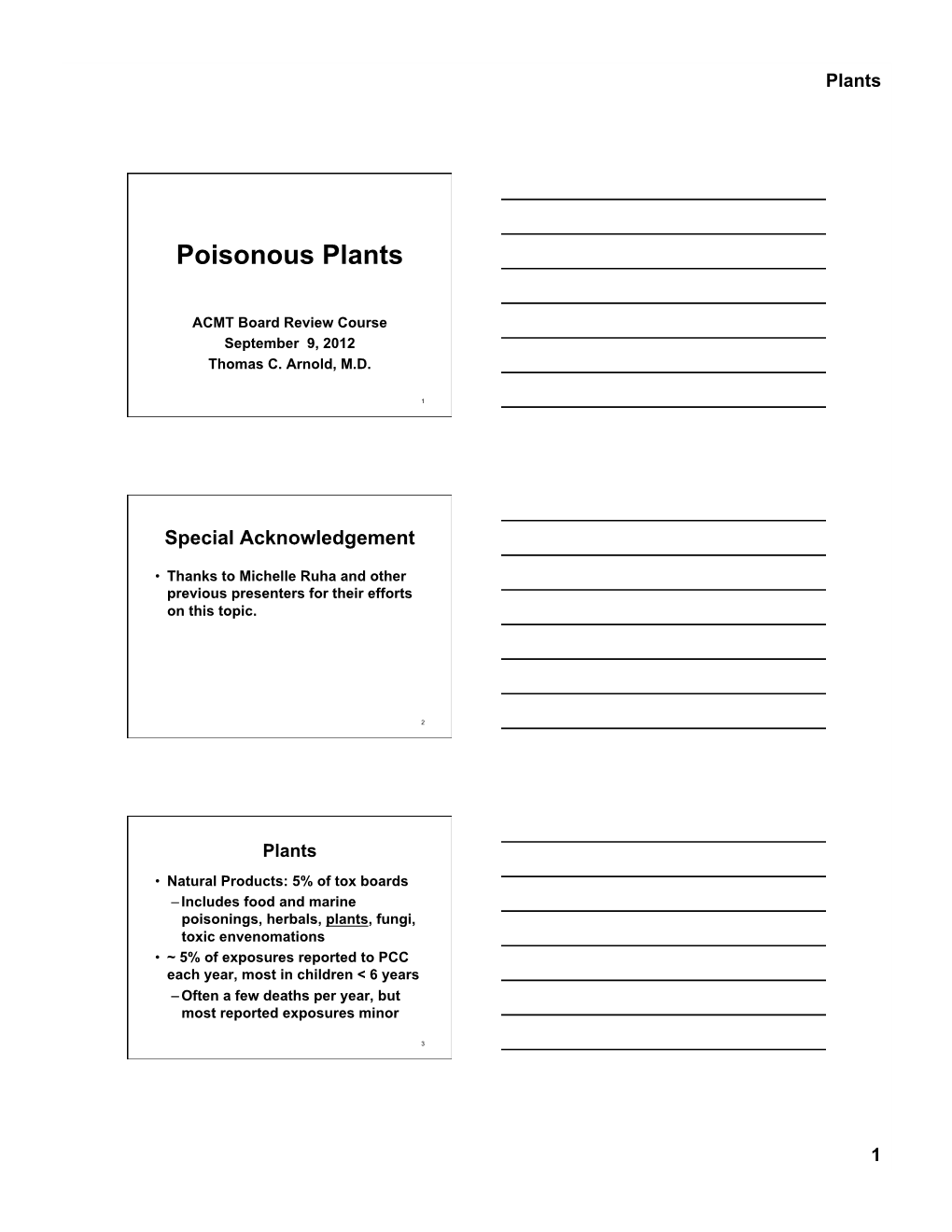 Poisonous Plants