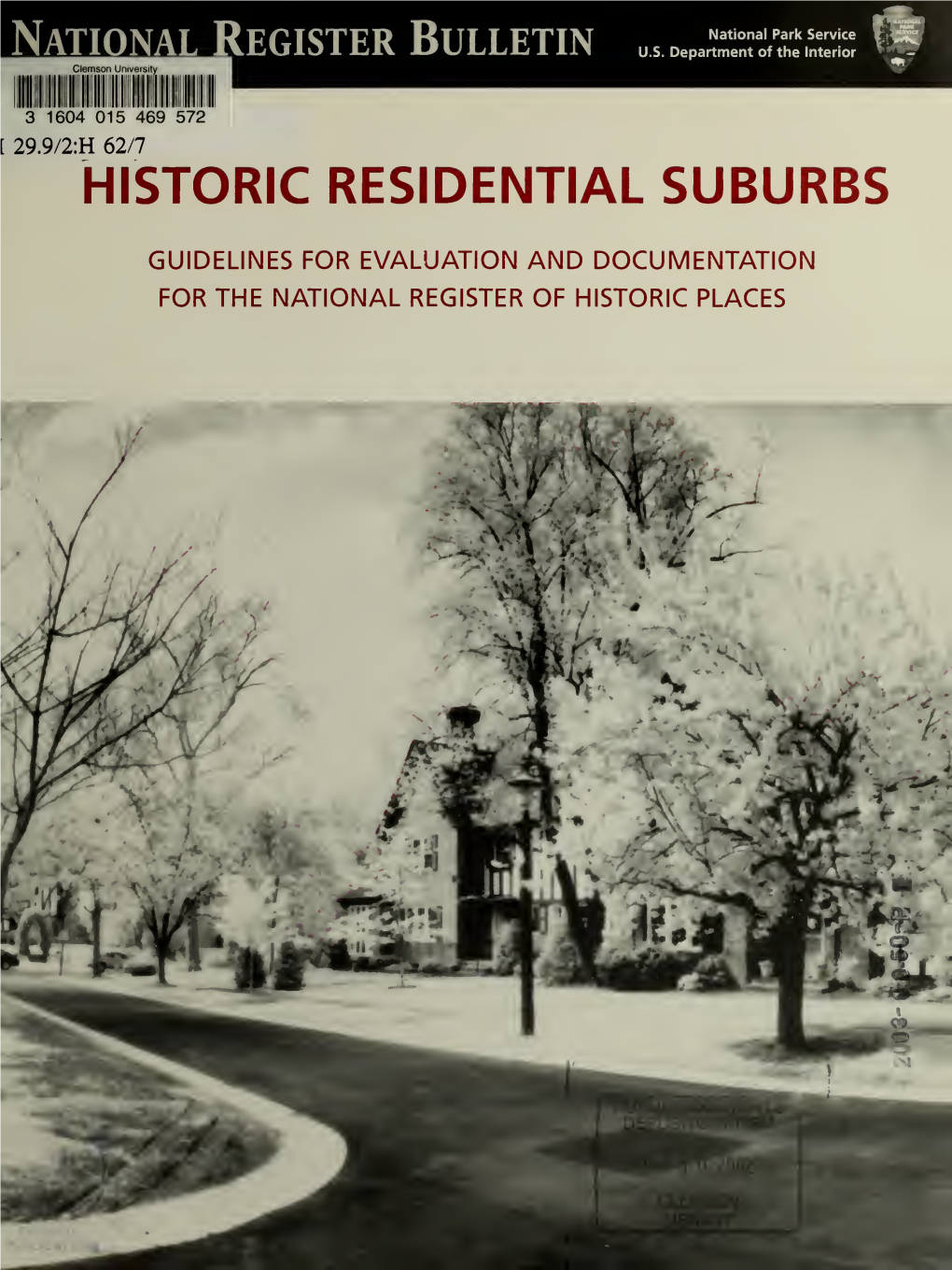 Historic Residential Suburbs
