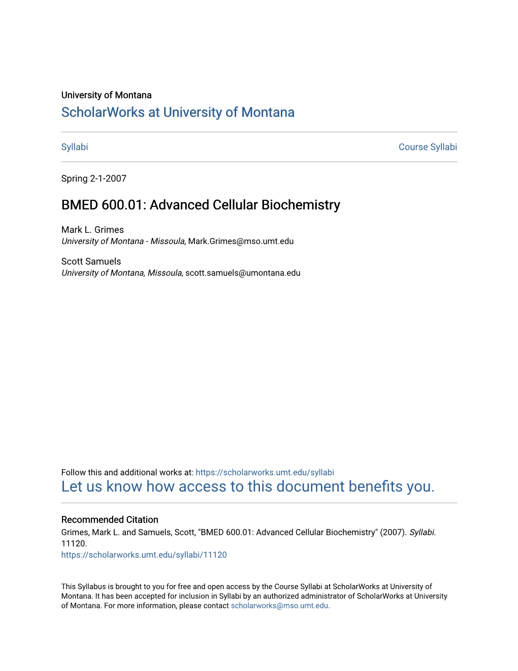 Advanced Cellular Biochemistry