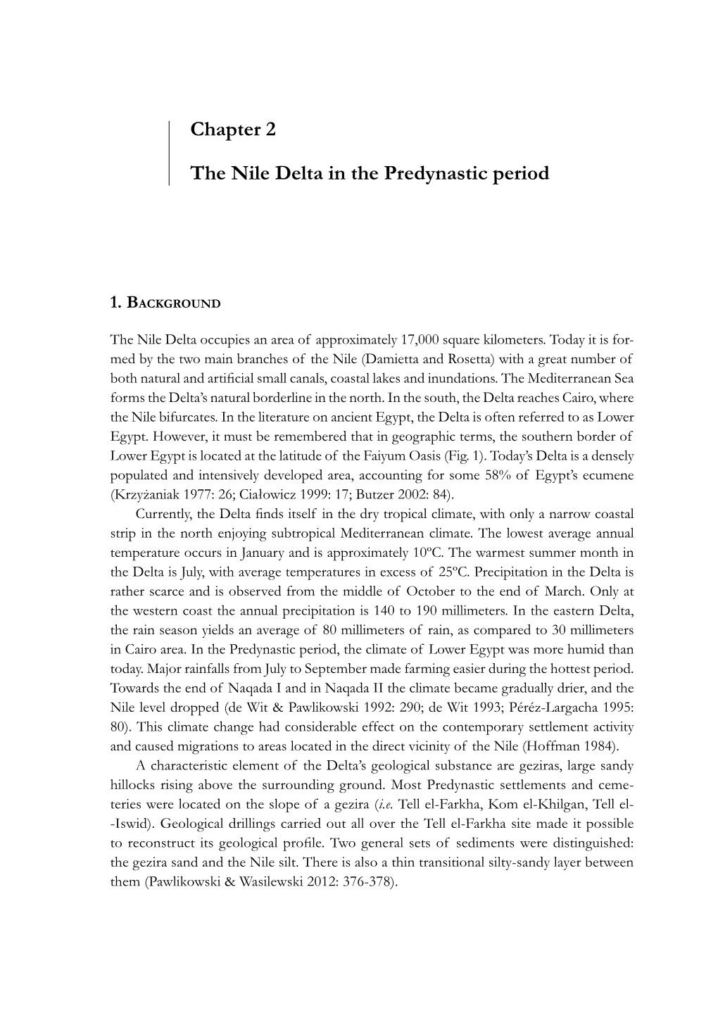 Chapter 2 the Nile Delta in the Predynastic Period 49