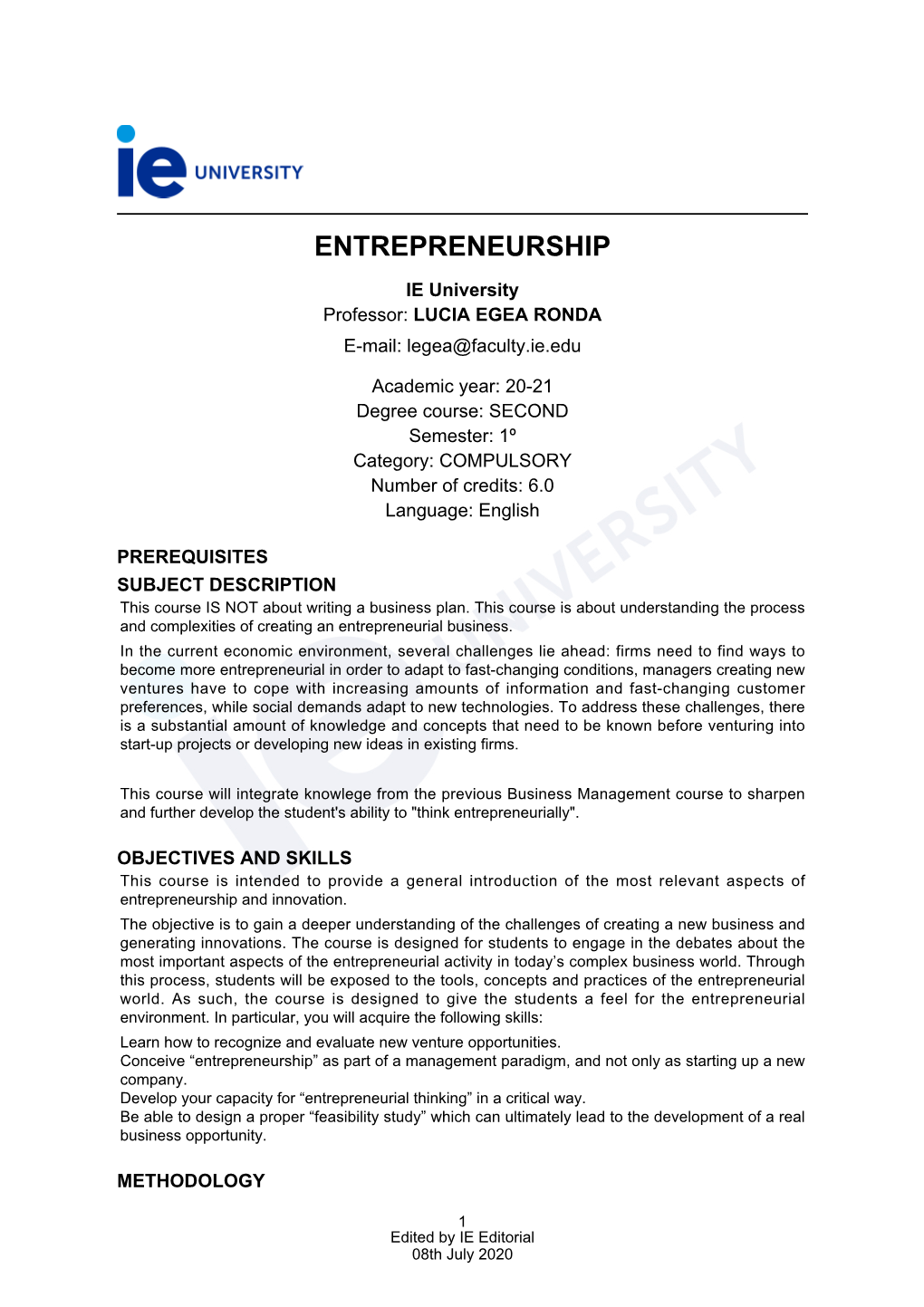 Entrepreneurship