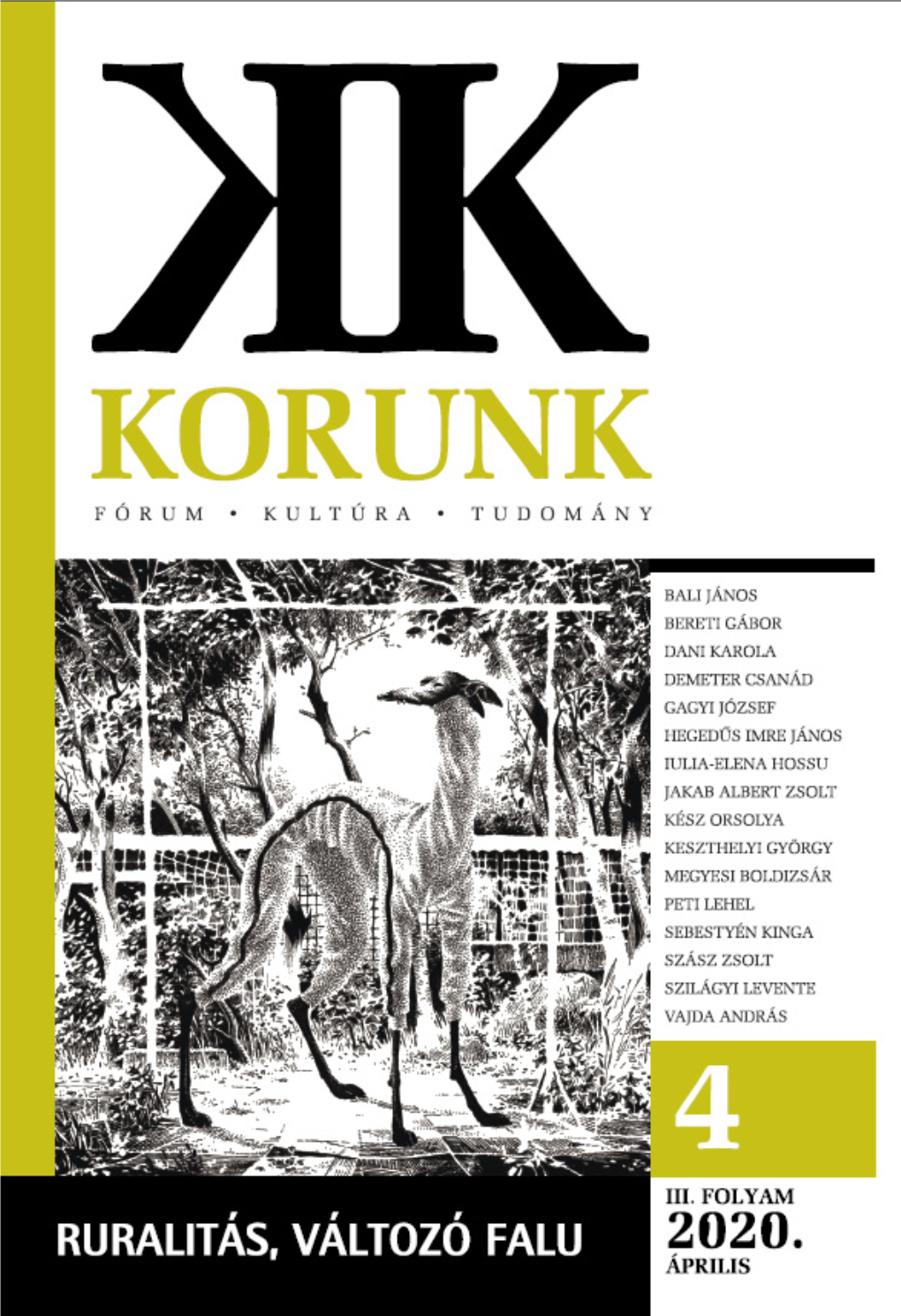 Korunk 31. Évf. 4. Sz. (2020.Április)