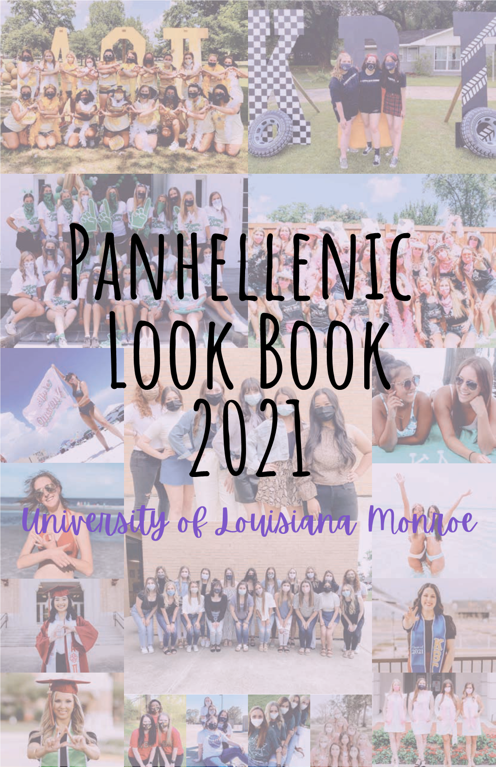 Panhellenic Look Book 2021 Recruitment Calendar and Important Dates