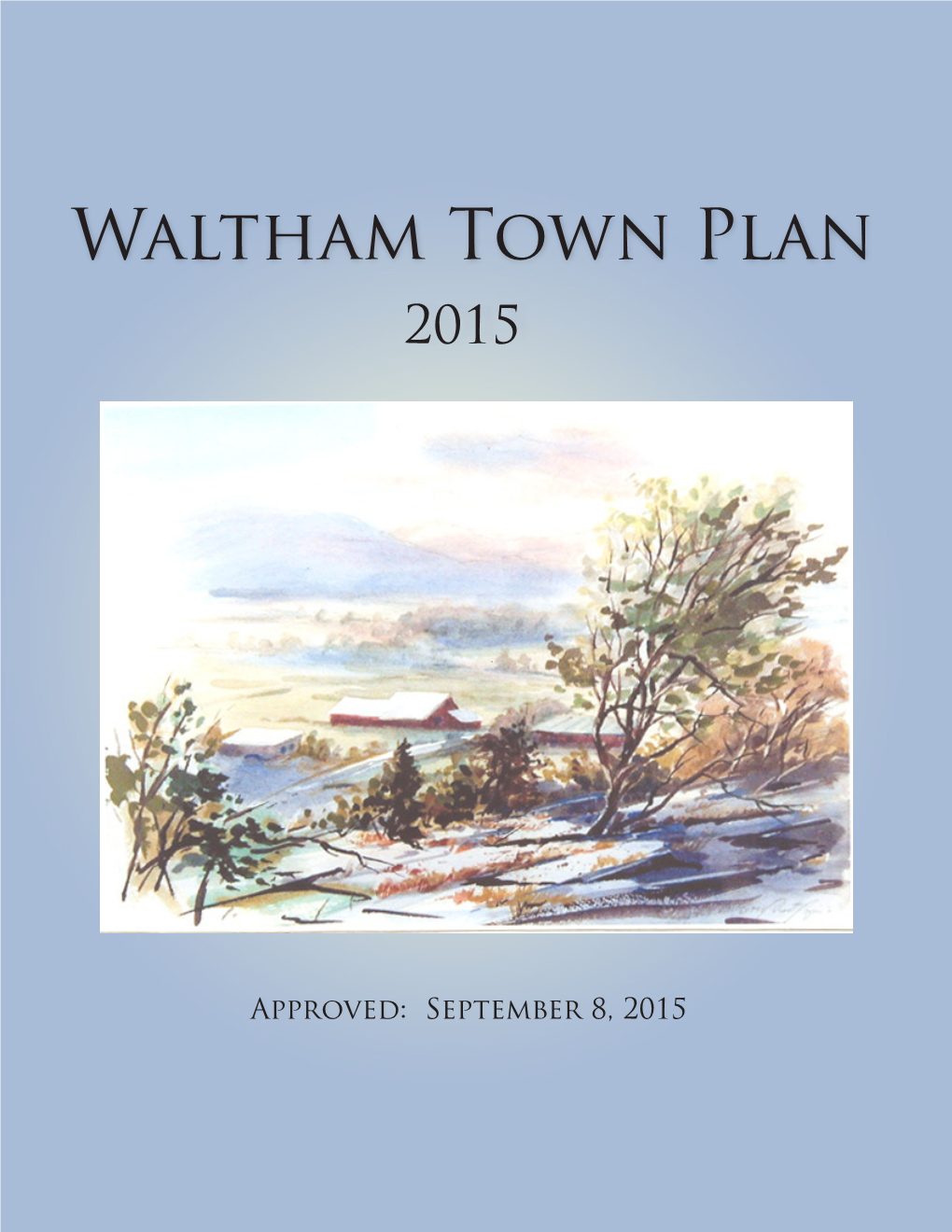 Waltham Town Plan 2015