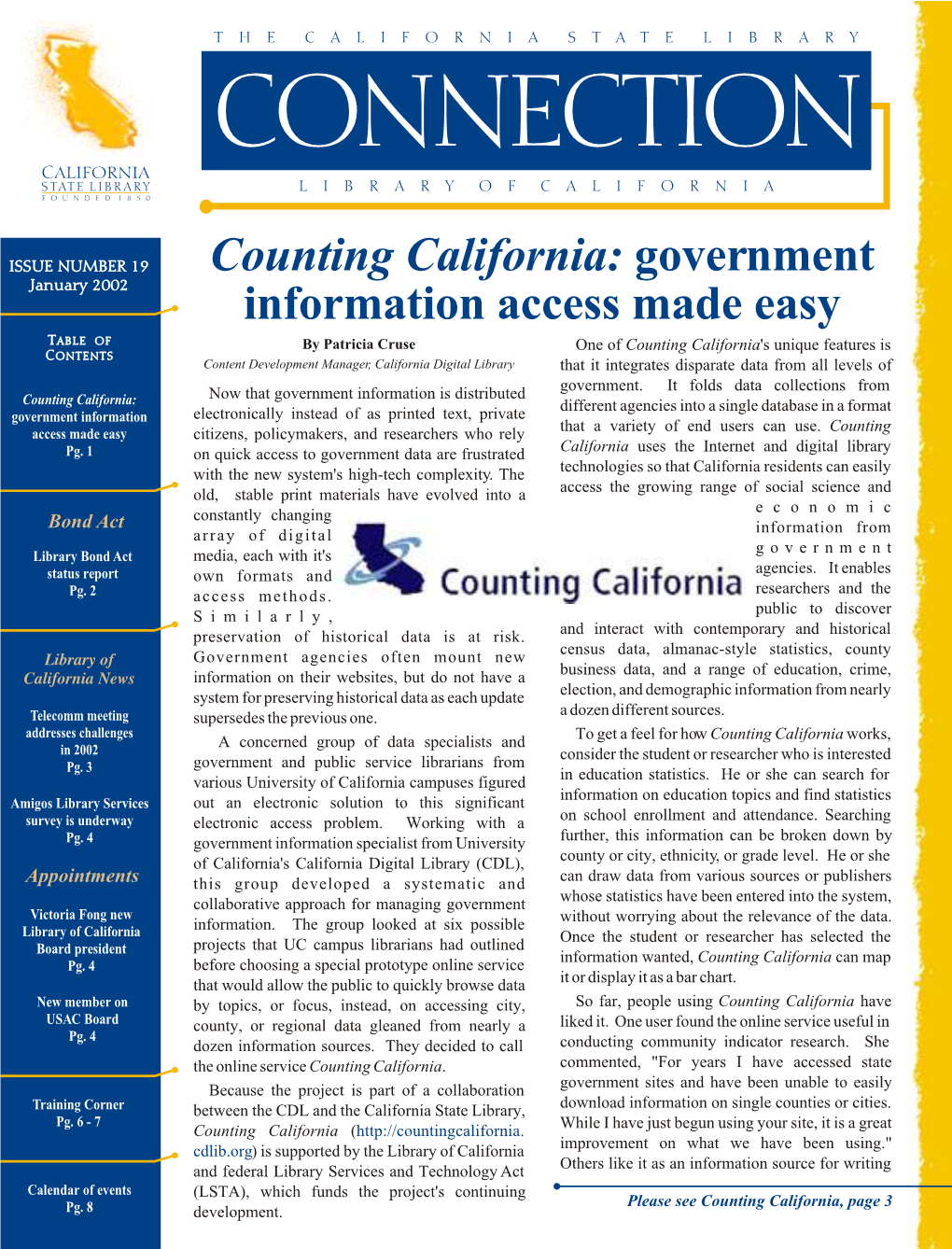 Counting California: Government Information Access Made Easy