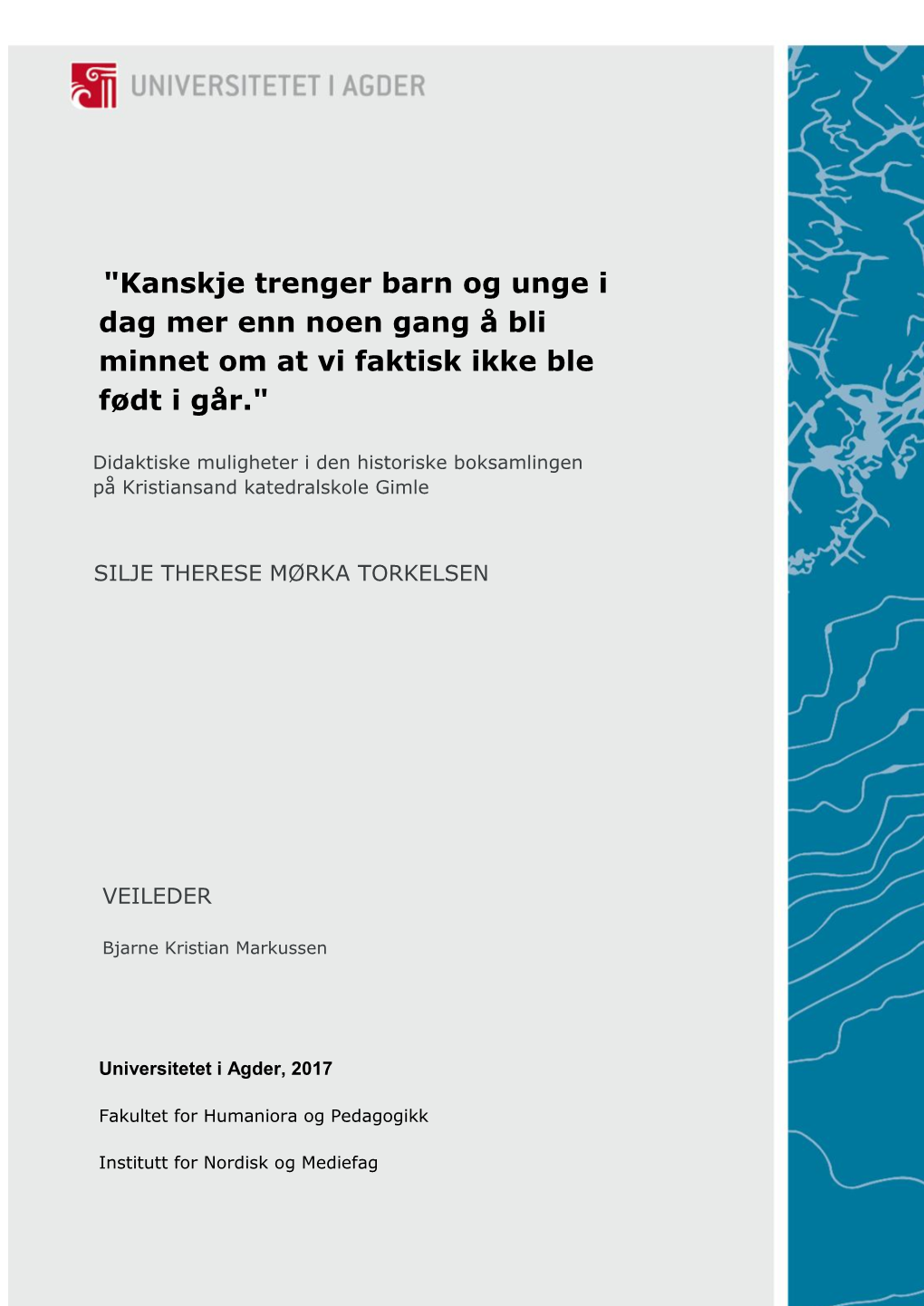 Masteroppgave Silje Torkelsen.Pdf (2.517Mb)