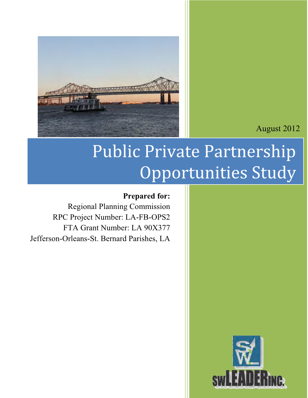 Ferry Privatization Study