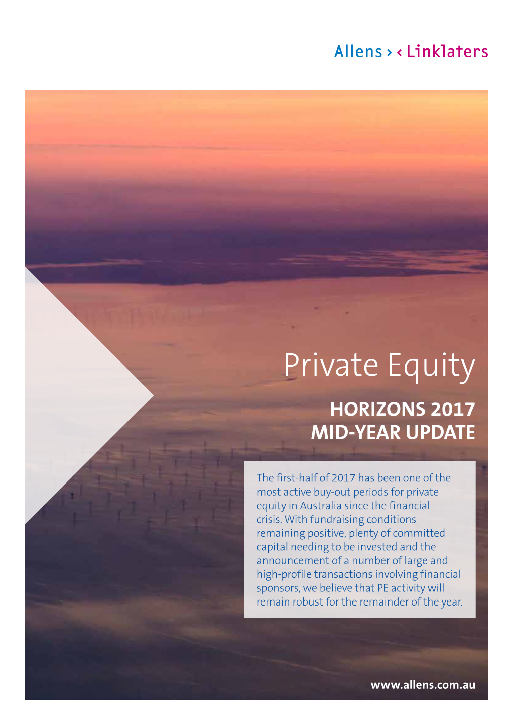 Private Equity HORIZONS 2017 MID‑YEAR UPDATE