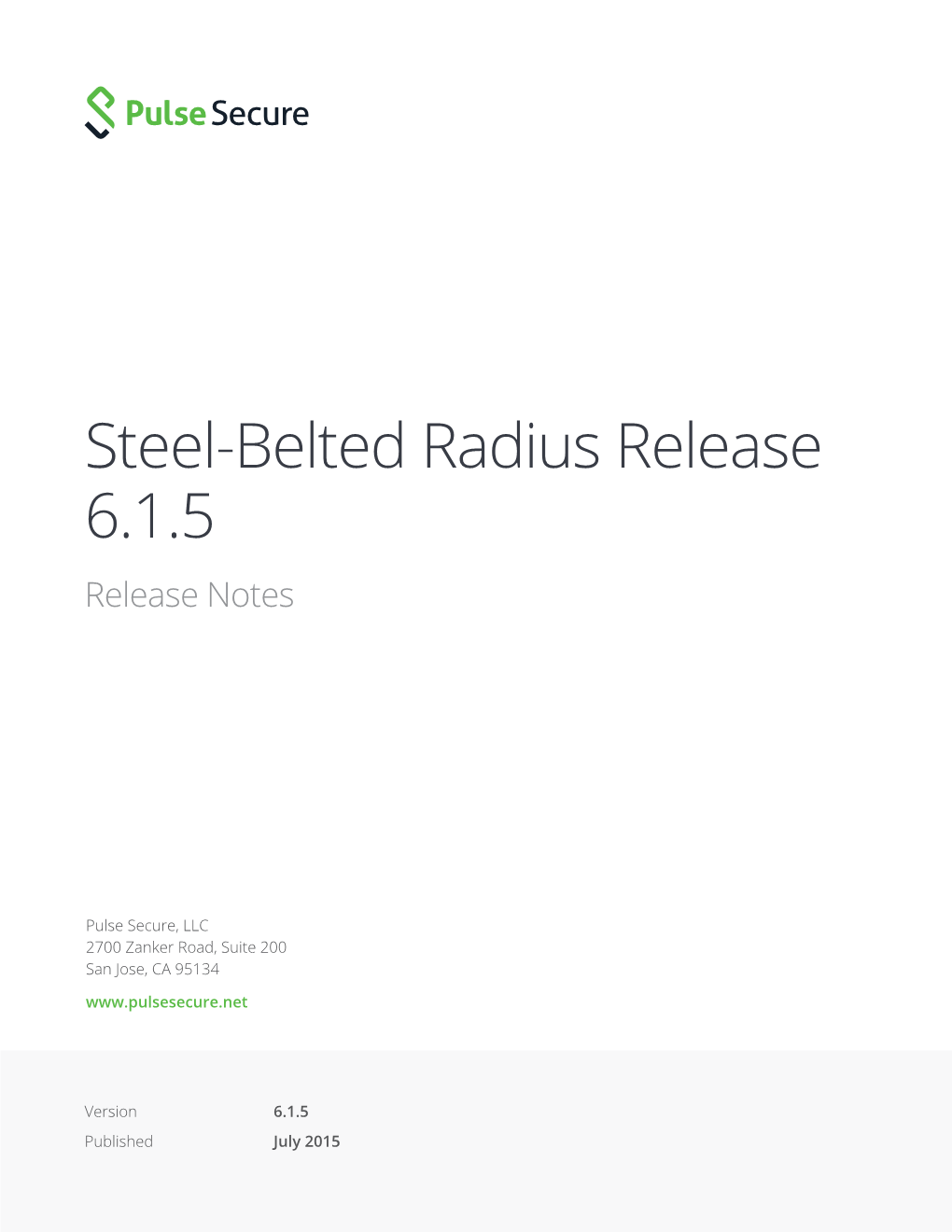 Steel-Belted Radius Release 6.1.5 Release Notes