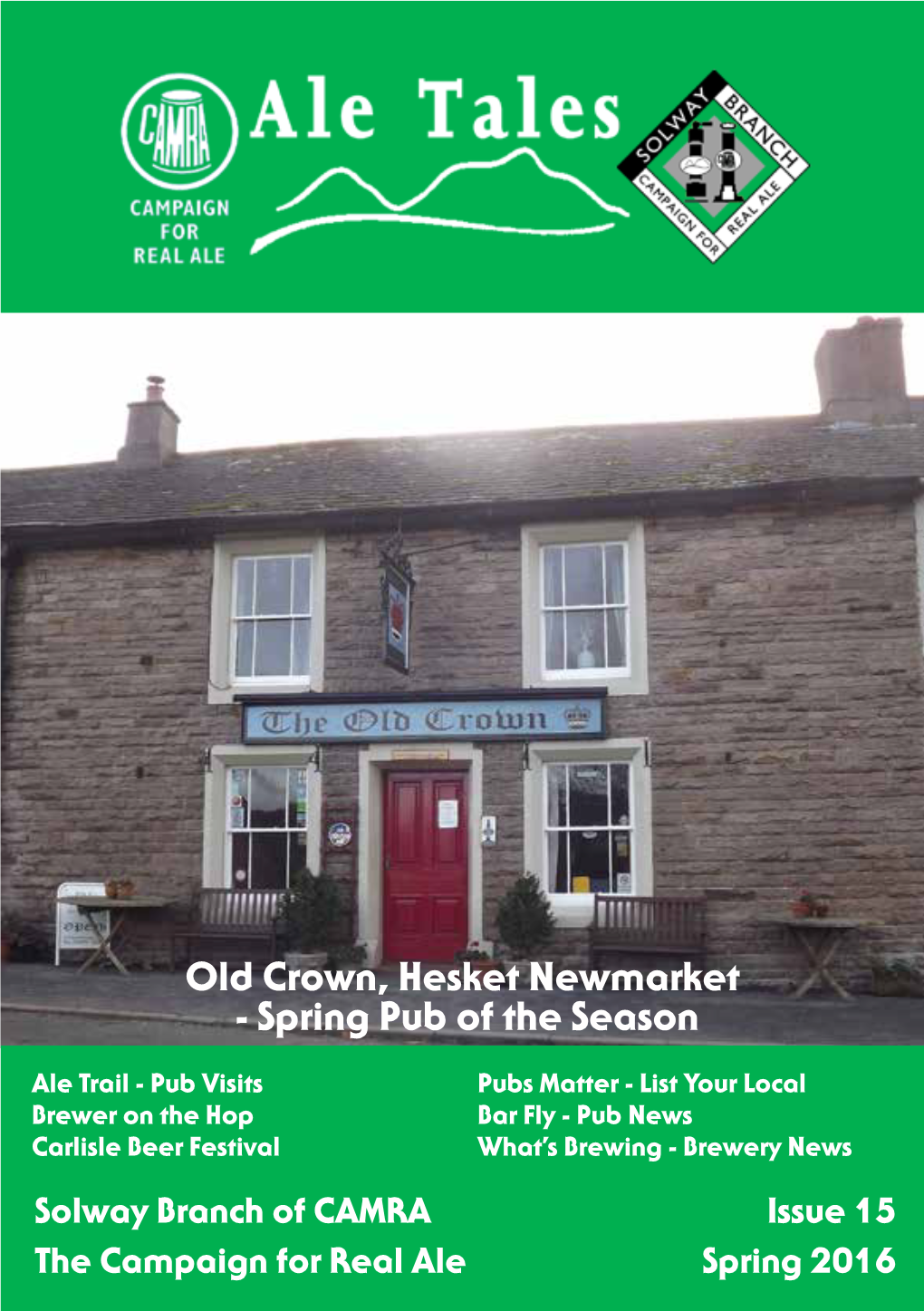 Old Crown, Hesket Newmarket - Spring Pub of the Season