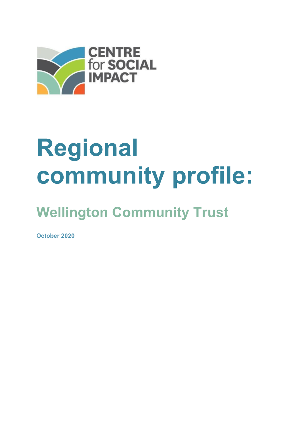 Regional Community Profile