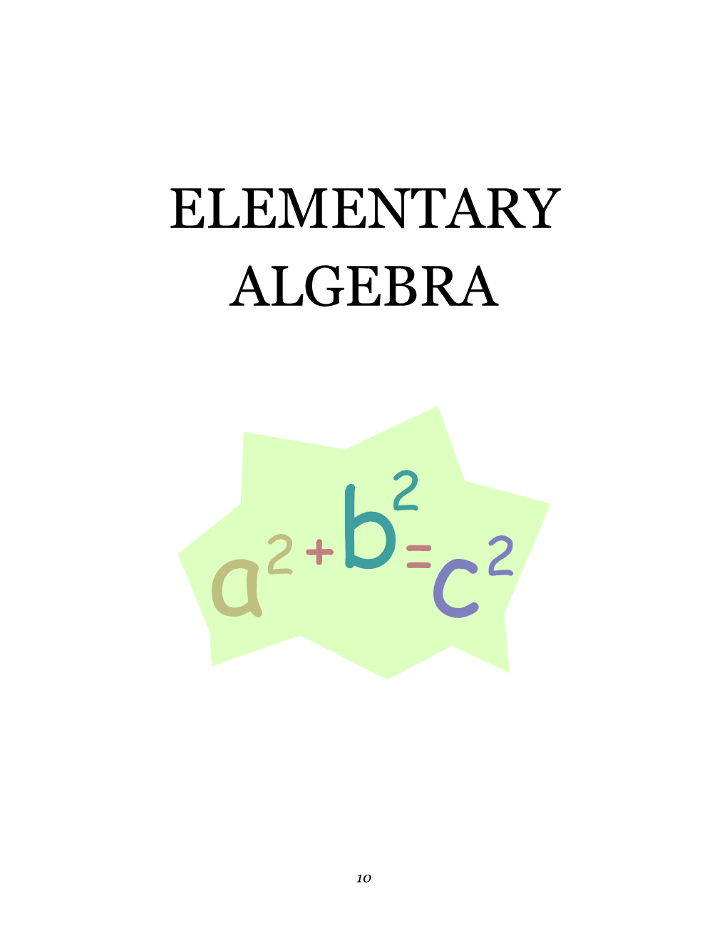 Elementary Algebra