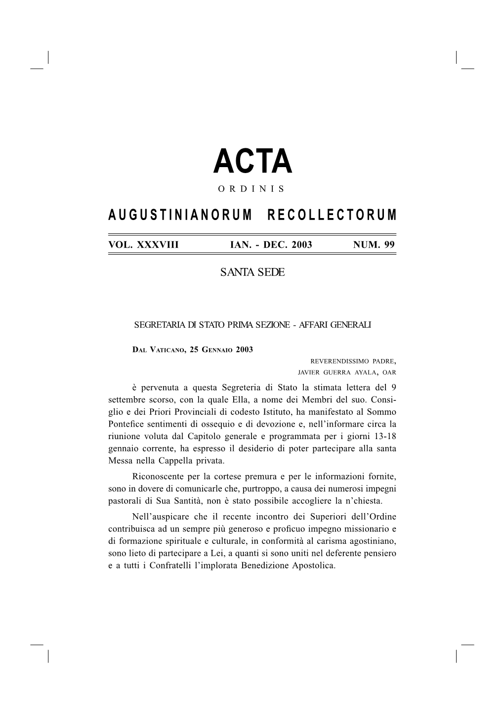 Augustinianorum Recollectorum