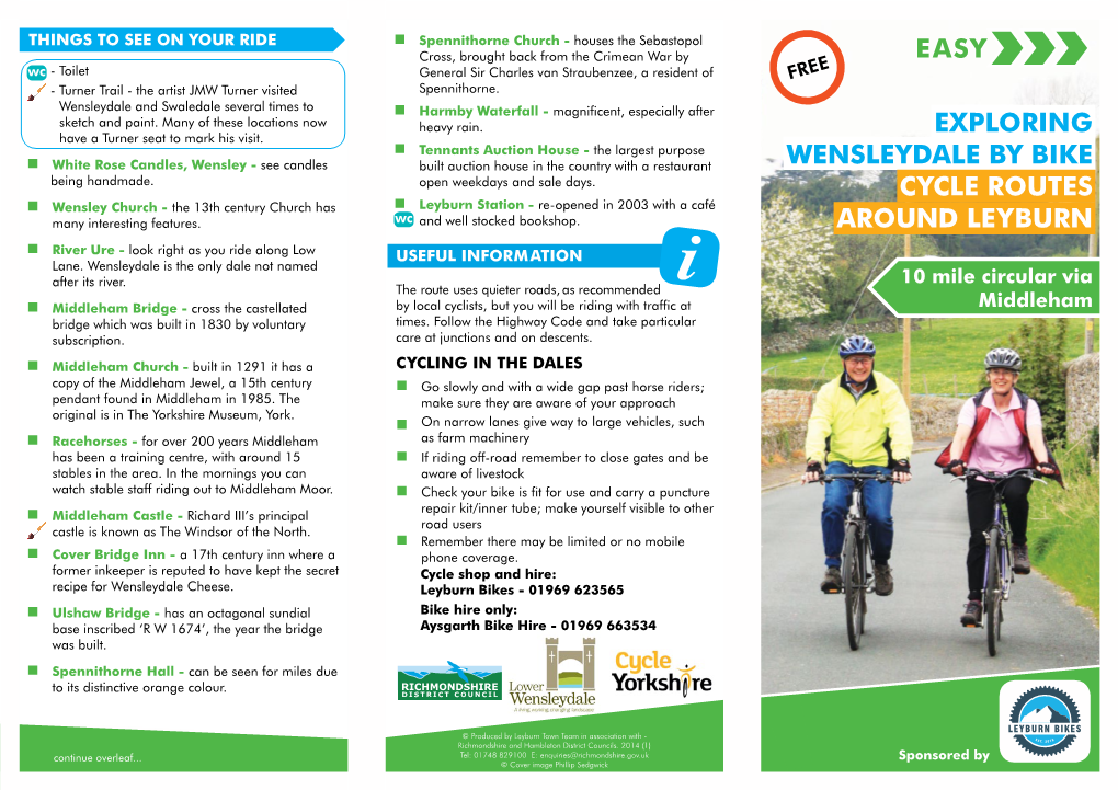 Exploring Wensleydale by Bike Cycle Routes