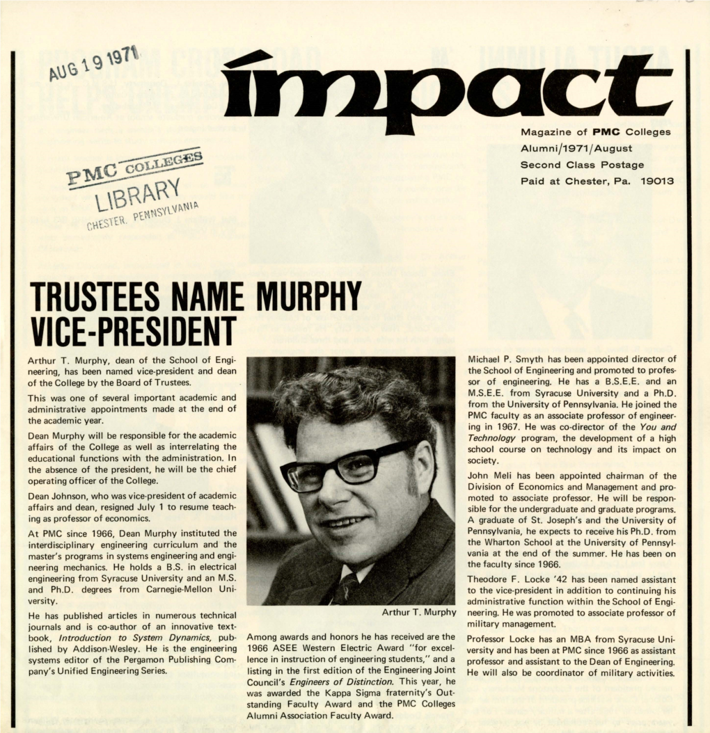 TRUSTEES NAME MURPHY VICE-PRESIDENT Arthur T
