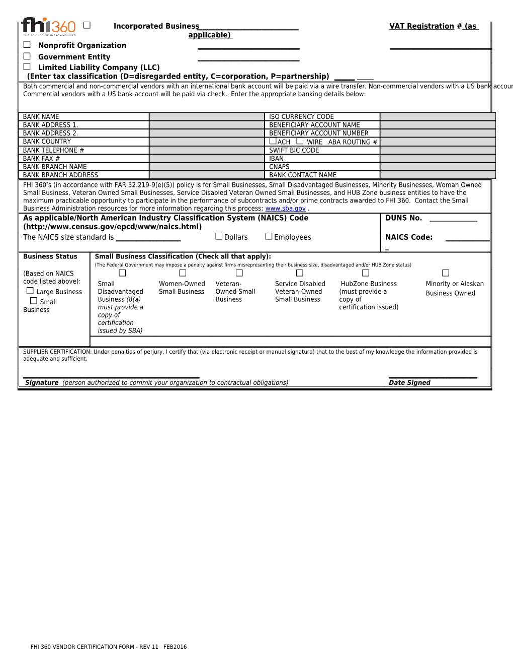 Supplier Certification Form s1