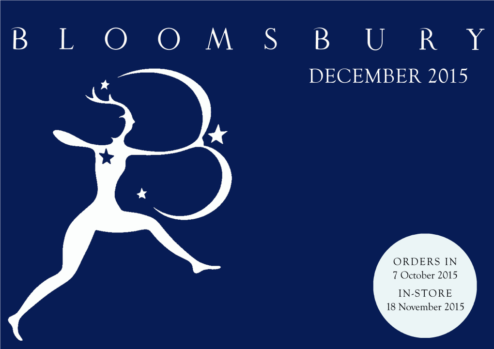 December 2015 Bloomsbury Sales