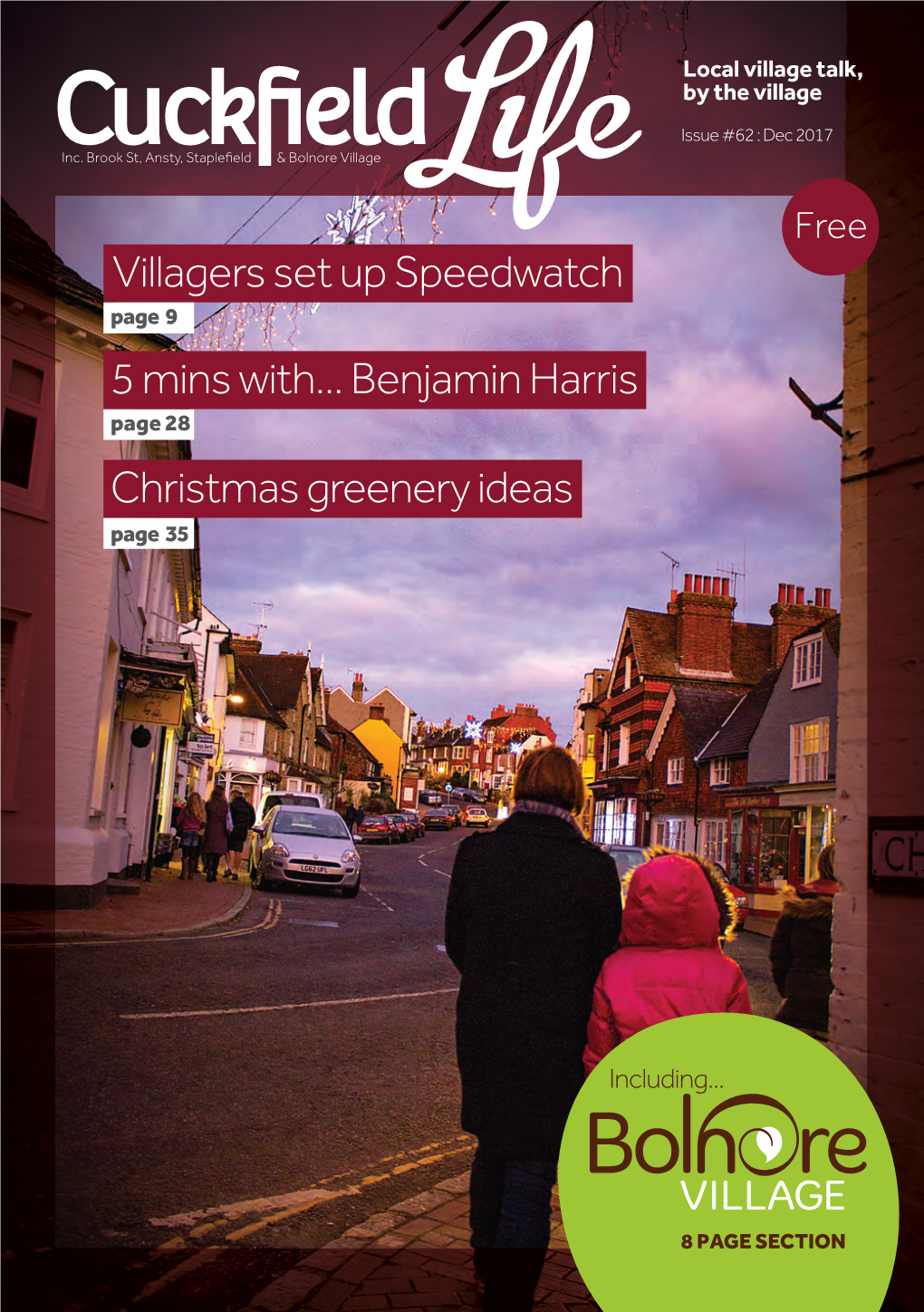 Villagers Set up Speedwatch 5 Mins With... Benjamin Harris Christmas
