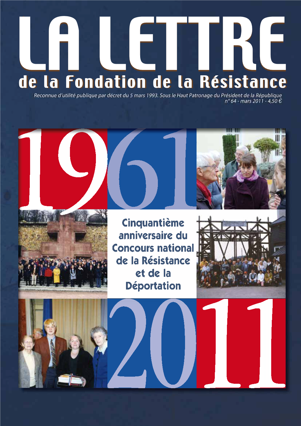 Lucie Aubrac, Félicitent Un Lauréat National Du CNRD 1996-1997 Qui Avait Travaillé Sur Le Thème Des Femmes Dans La Résistance