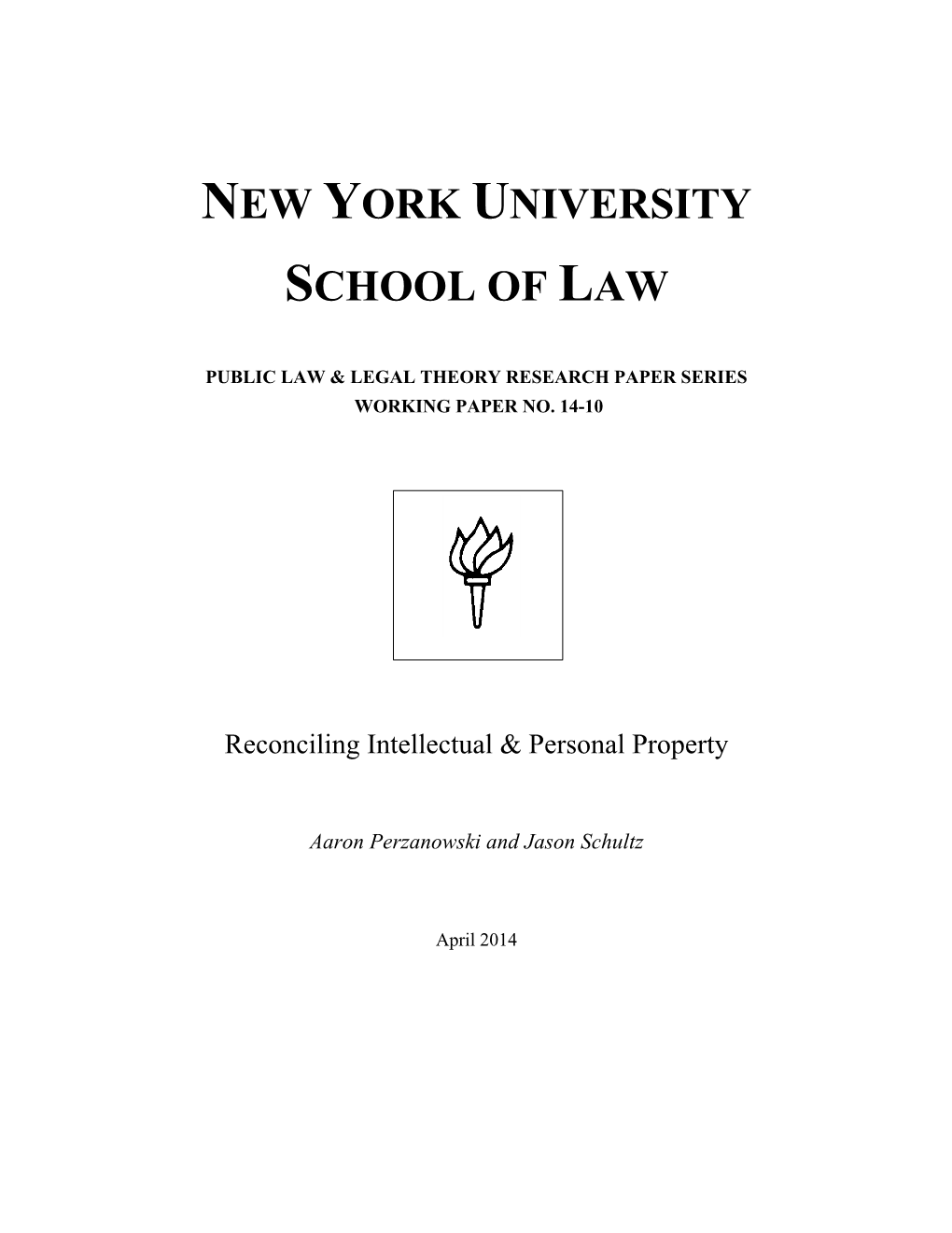 New York University School Of