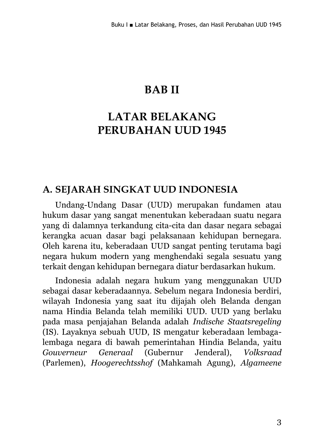 Sejarah Konstitusi Di Indonesia