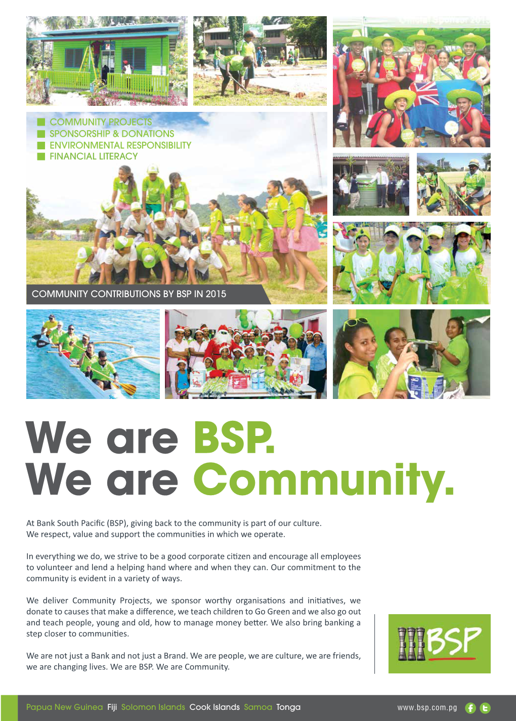 We Are BSP. We Are Community