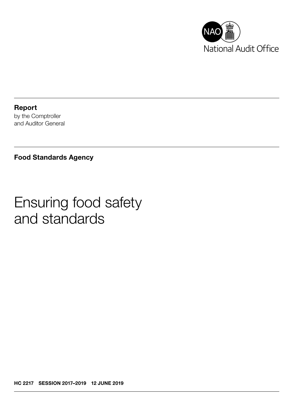 Ensuring Food Safety and Standards