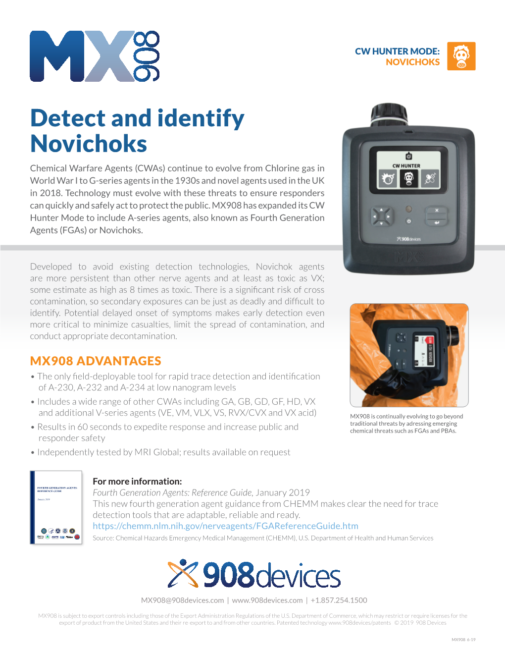 Detect and Identify Novichoks