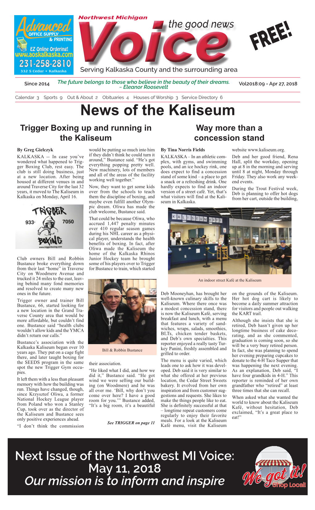 News of the Kaliseum