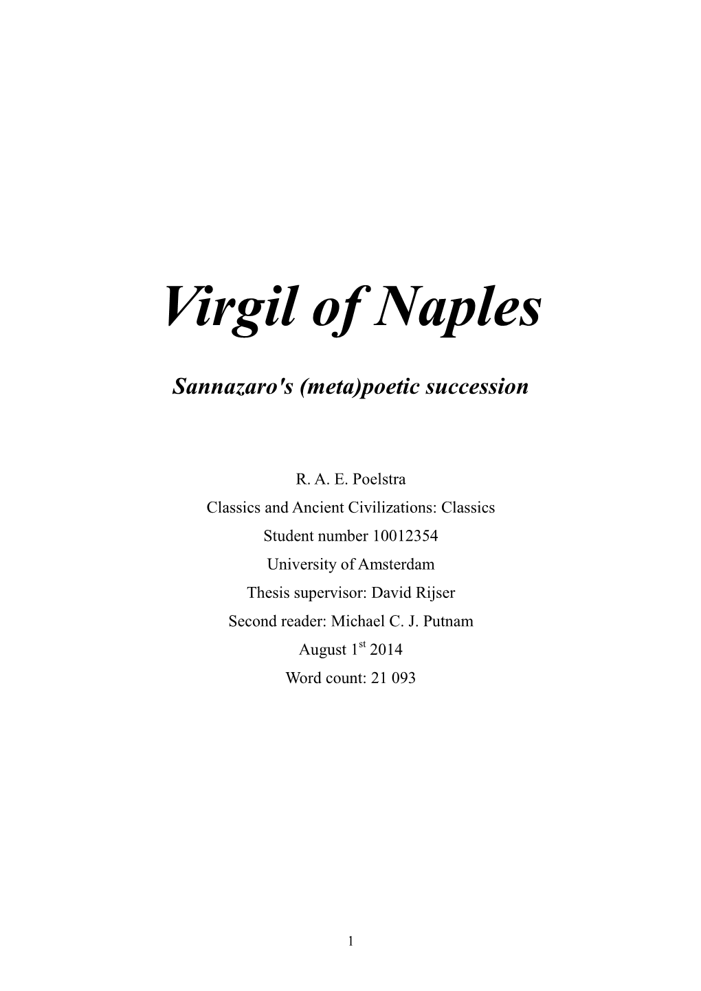 Virgil of Naples